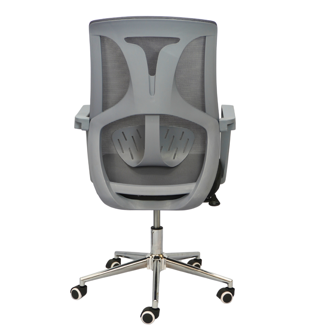 Multiple Uses Hydraulic Chair (FT-J161B) Gray - best office chair in bangladesh,  executive chair for office, childs table and chair set, Gaming Chair, Digital Safety Locker, Bar Stool, leather boss chair, Restaurant Chair, Large Antique Wall Mirror -Furnitex Limited