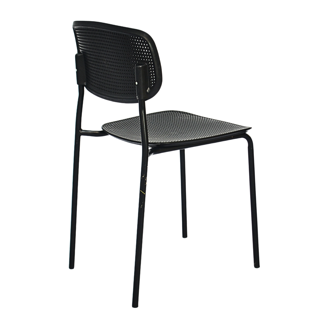 Plastic Ace Restaurant Chair (FT-PCC01) Black - best office chair in bangladesh,  executive chair for office, childs table and chair set, Gaming Chair, Digital Safety Locker, Bar Stool, leather boss chair, Restaurant Chair, Large Antique Wall Mirror -Furnitex Limited