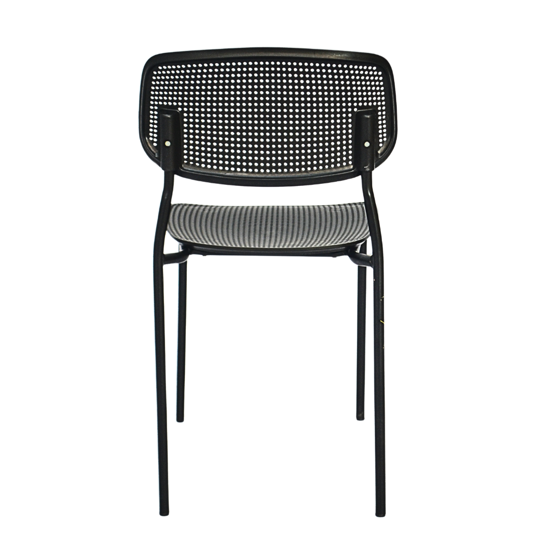 Plastic Ace Restaurant Chair (FT-PCC01) Black - best office chair in bangladesh,  executive chair for office, childs table and chair set, Gaming Chair, Digital Safety Locker, Bar Stool, leather boss chair, Restaurant Chair, Large Antique Wall Mirror -Furnitex Limited