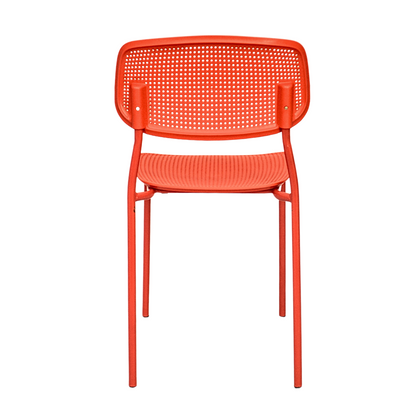 Plastic Ace Restaurant Chair (FT-PCC02) Red - best office chair in bangladesh,  executive chair for office, childs table and chair set, Gaming Chair, Digital Safety Locker, Bar Stool, leather boss chair, Restaurant Chair, Large Antique Wall Mirror -Furnitex Limited