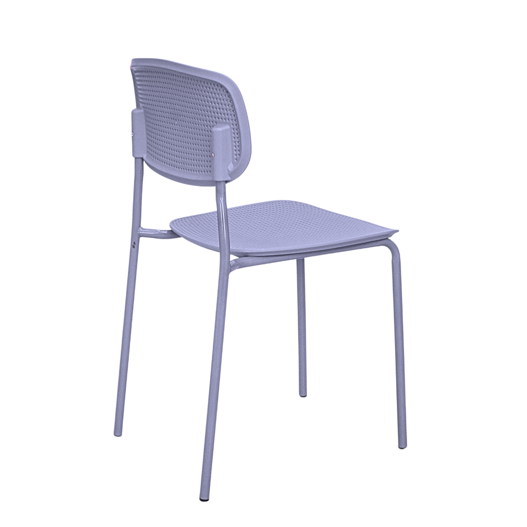 Plastic Ace Restaurant Chair (FT-PCC04) Gray - best office chair in bangladesh,  executive chair for office, childs table and chair set, Gaming Chair, Digital Safety Locker, Bar Stool, leather boss chair, Restaurant Chair, Large Antique Wall Mirror -Furnitex Limited