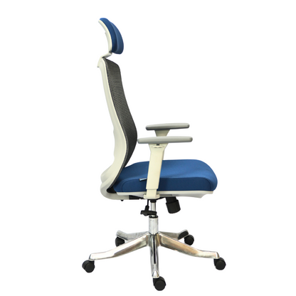Premium  Executive Chair with Aluminum Octopus Leg (FT-H188A-1) - best office chair in bangladesh,  executive chair for office, childs table and chair set, Gaming Chair, Digital Safety Locker, Bar Stool, leather boss chair, Restaurant Chair, Large Antique Wall Mirror -Furnitex Limited
