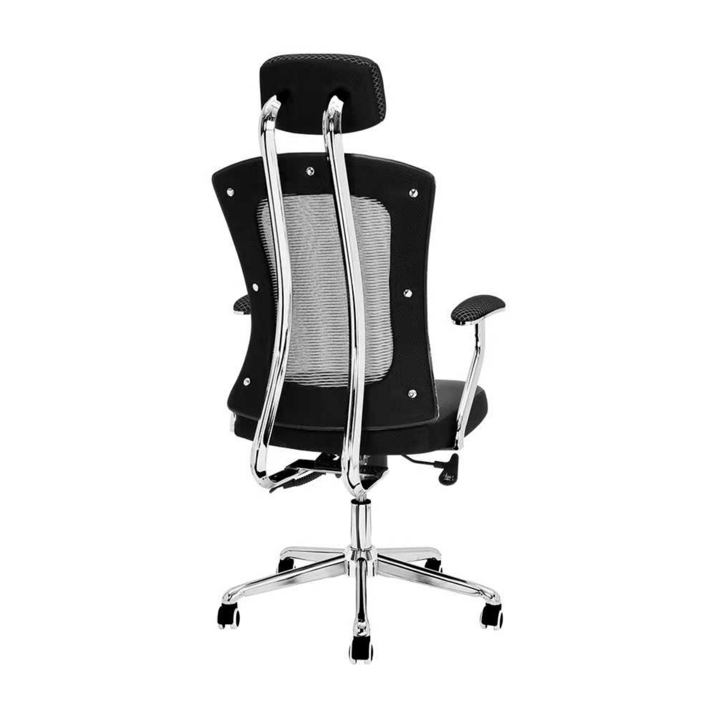 Revolving Office Chair (FT-HB698) Black - best office chair in bangladesh,  executive chair for office, childs table and chair set, Gaming Chair, Digital Safety Locker, Bar Stool, leather boss chair, Restaurant Chair, Large Antique Wall Mirror -Furnitex Limited