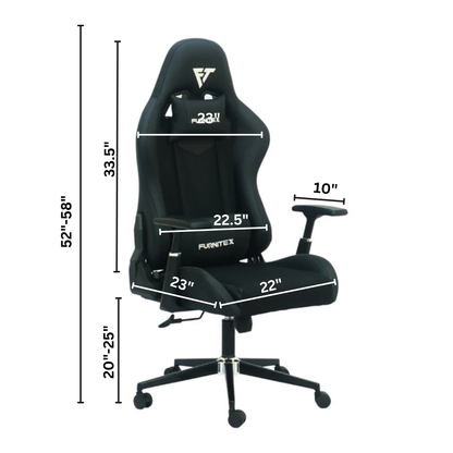 Gaming Chair with 4D Armrest (FT-G1)Black
