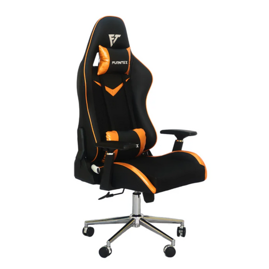 FURNITEX - Gaming Chair with 4D Armrest (FT-G2) Glossy Orange