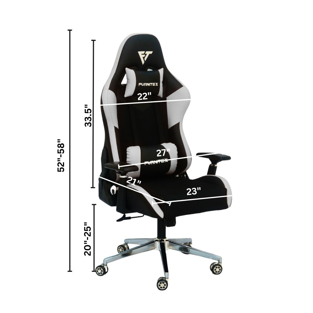 Gaming Chair Megamind with 4D Armrest (FT-G1)Glossy Blue - best office chair in bangladesh,  executive chair for office, childs table and chair set, Gaming Chair, Digital Safety Locker, Bar Stool, leather boss chair, Restaurant Chair, Large Antique Wall Mirror -Furnitex Limited