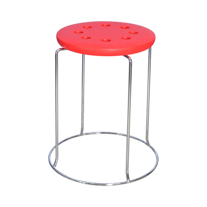 6 Combo Ring Stool (FT- S02) Red - best office chair in bangladesh,  executive chair for office, childs table and chair set, Gaming Chair, Digital Safety Locker, Bar Stool, leather boss chair, Restaurant Chair, Large Antique Wall Mirror -Furnitex Limited