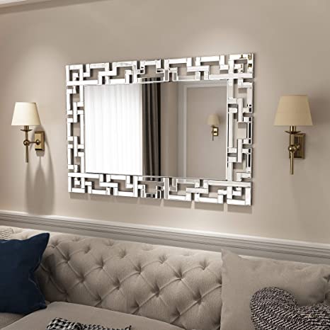 Art Decorative Wall Mirrors Large Grecian Venetian Mirror for Hotel Home Vanity Sliver Mirror 31.5" W x47" H - best office chair in bangladesh,  executive chair for office, childs table and chair set, Gaming Chair, Digital Safety Locker, Bar Stool, leather boss chair, Restaurant Chair, Large Antique Wall Mirror -Furnitex Limited