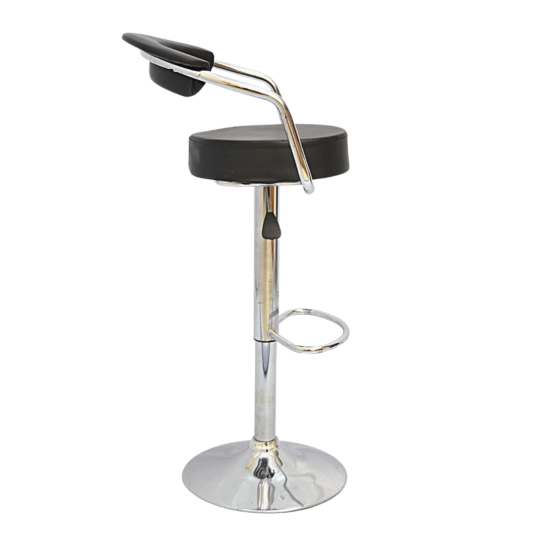 BAR STOOL (FT-BS319) Black - best office chair in bangladesh,  executive chair for office, childs table and chair set, Gaming Chair, Digital Safety Locker, Bar Stool, leather boss chair, Restaurant Chair, Large Antique Wall Mirror -Furnitex Limited