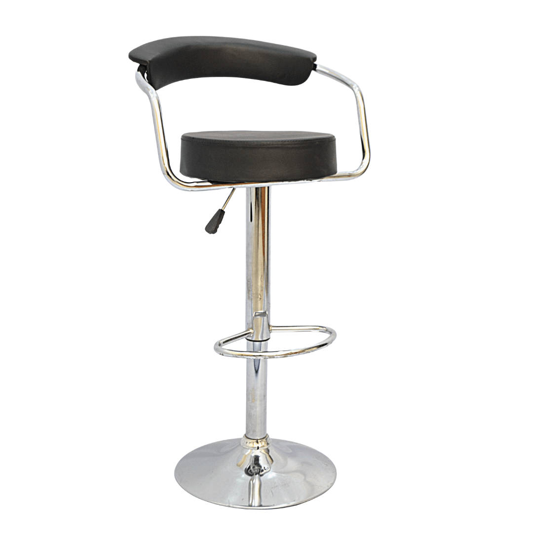 BAR STOOL (FT-BS319) Black - best office chair in bangladesh,  executive chair for office, childs table and chair set, Gaming Chair, Digital Safety Locker, Bar Stool, leather boss chair, Restaurant Chair, Large Antique Wall Mirror -Furnitex Limited