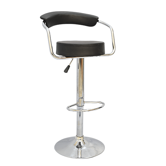 BAR STOOL (FT-BS319) Black - best office chair in bangladesh,  executive chair for office, childs table and chair set, Gaming Chair, Digital Safety Locker, Bar Stool, leather boss chair, Restaurant Chair, Large Antique Wall Mirror -Furnitex Limited