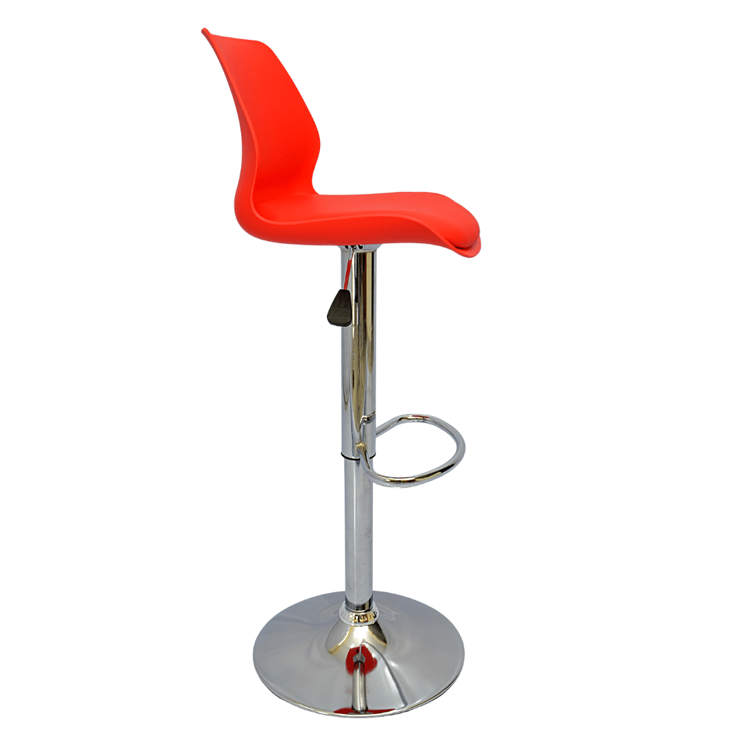 Bar Stool (FT-B133) Red - best office chair in bangladesh,  executive chair for office, childs table and chair set, Gaming Chair, Digital Safety Locker, Bar Stool, leather boss chair, Restaurant Chair, Large Antique Wall Mirror -Furnitex Limited