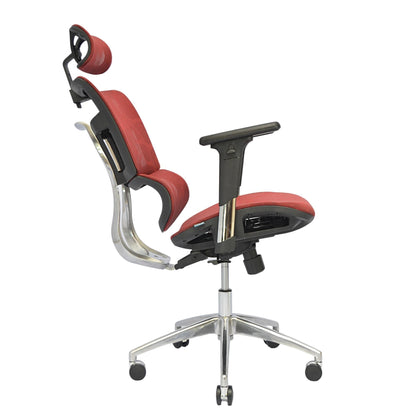 Complete Multifunction Chair (FT-HC03) Garnet Red - best office chair in bangladesh,  executive chair for office, childs table and chair set, Gaming Chair, Digital Safety Locker, Bar Stool, leather boss chair, Restaurant Chair, Large Antique Wall Mirror -Furnitex Limited