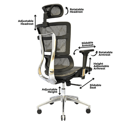 Complete Multifunction Chair (FT-HC03) Lava Gray - best office chair in bangladesh,  executive chair for office, childs table and chair set, Gaming Chair, Digital Safety Locker, Bar Stool, leather boss chair, Restaurant Chair, Large Antique Wall Mirror -Furnitex Limited