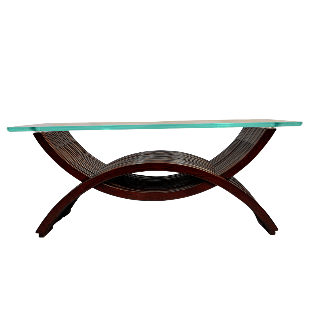 Dual Quarter Moon Shape Center Table (FT-CT01) - best office chair in bangladesh,  executive chair for office, childs table and chair set, Gaming Chair, Digital Safety Locker, Bar Stool, leather boss chair, Restaurant Chair, Large Antique Wall Mirror -Furnitex Limited