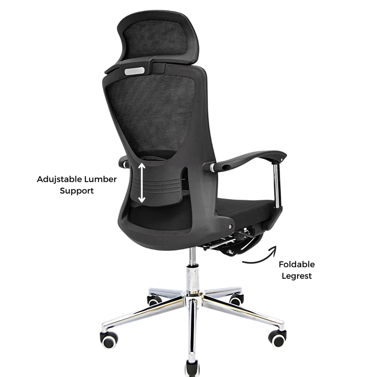 Executive Office Chair (FT-6067) Black - best office chair in bangladesh,  executive chair for office, childs table and chair set, Gaming Chair, Digital Safety Locker, Bar Stool, leather boss chair, Restaurant Chair, Large Antique Wall Mirror -Furnitex Limited