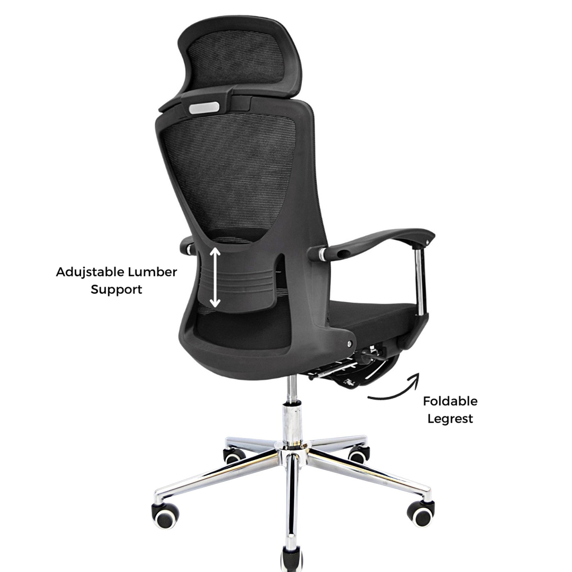 Executive Office Chair (FT-6067) Black - best office chair in bangladesh,  executive chair for office, childs table and chair set, Gaming Chair, Digital Safety Locker, Bar Stool, leather boss chair, Restaurant Chair, Large Antique Wall Mirror -Furnitex Limited