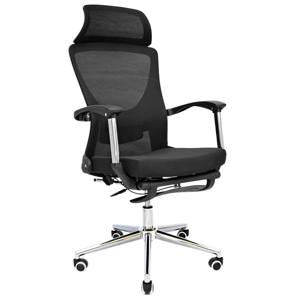 Executive Office Chair (FT-6067) Black - best office chair in bangladesh,  executive chair for office, childs table and chair set, Gaming Chair, Digital Safety Locker, Bar Stool, leather boss chair, Restaurant Chair, Large Antique Wall Mirror -Furnitex Limited