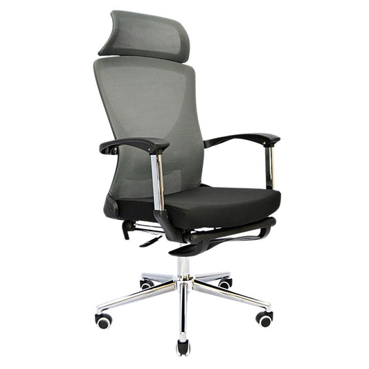 Executive Office Chair (FT-6067) Gray - best office chair in bangladesh,  executive chair for office, childs table and chair set, Gaming Chair, Digital Safety Locker, Bar Stool, leather boss chair, Restaurant Chair, Large Antique Wall Mirror -Furnitex Limited