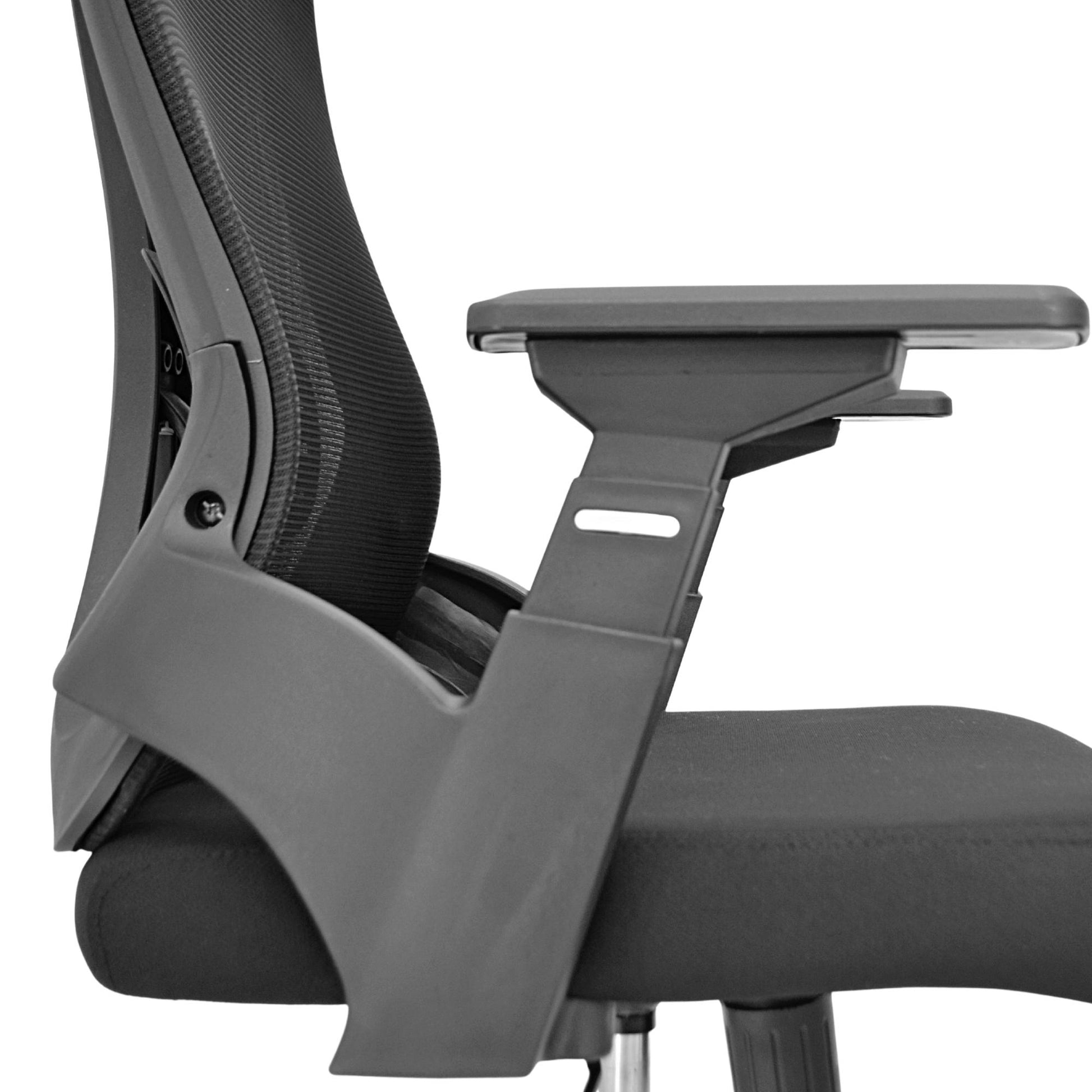 Executive Office Chair (FT-HJ053A) Black - best office chair in bangladesh,  executive chair for office, childs table and chair set, Gaming Chair, Digital Safety Locker, Bar Stool, leather boss chair, Restaurant Chair, Large Antique Wall Mirror -Furnitex Limited