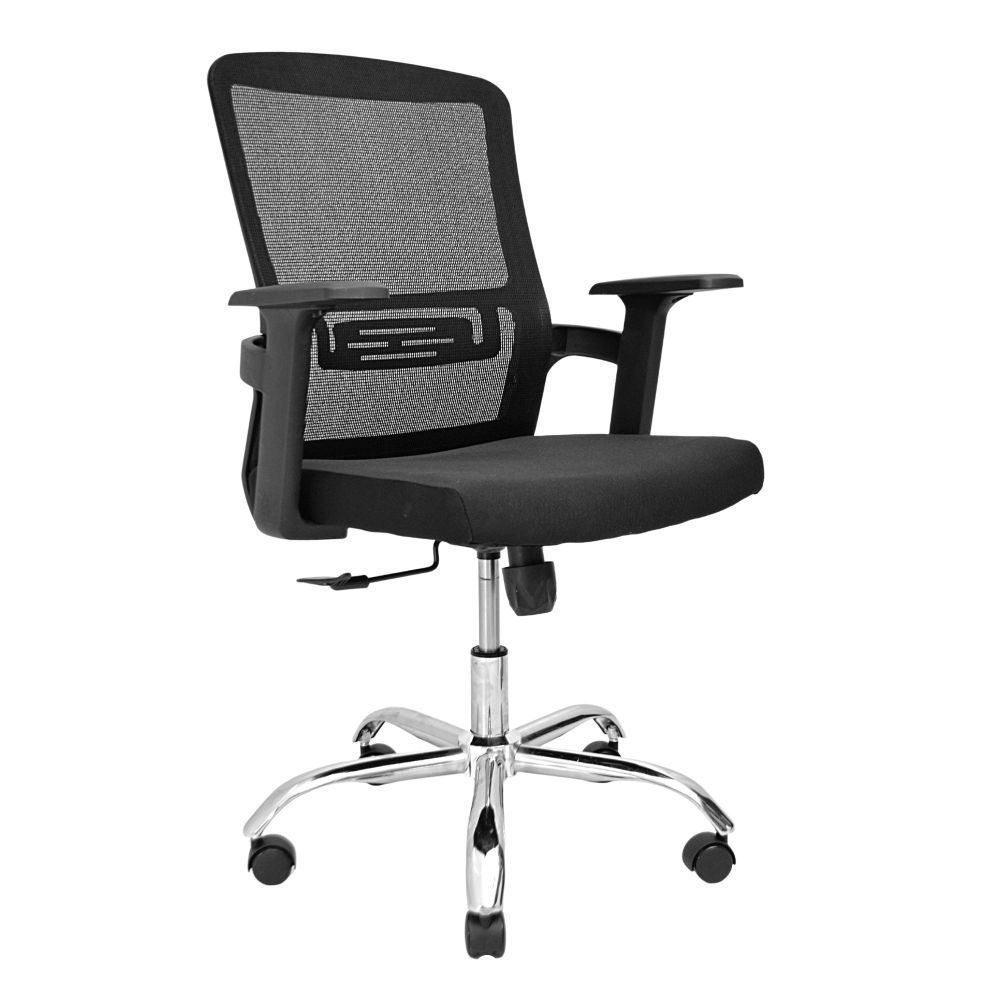 Hydraulic Chair (FT-5001) Black - best office chair in bangladesh,  executive chair for office, childs table and chair set, Gaming Chair, Digital Safety Locker, Bar Stool, leather boss chair, Restaurant Chair, Large Antique Wall Mirror -Furnitex Limited