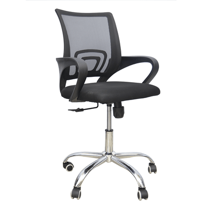 Hydraulic Chair (FT-H4006) Black - best office chair in bangladesh,  executive chair for office, childs table and chair set, Gaming Chair, Digital Safety Locker, Bar Stool, leather boss chair, Restaurant Chair, Large Antique Wall Mirror -Furnitex Limited