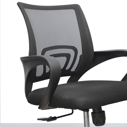 Hydraulic Chair (FT-H4006) Black - best office chair in bangladesh,  executive chair for office, childs table and chair set, Gaming Chair, Digital Safety Locker, Bar Stool, leather boss chair, Restaurant Chair, Large Antique Wall Mirror -Furnitex Limited