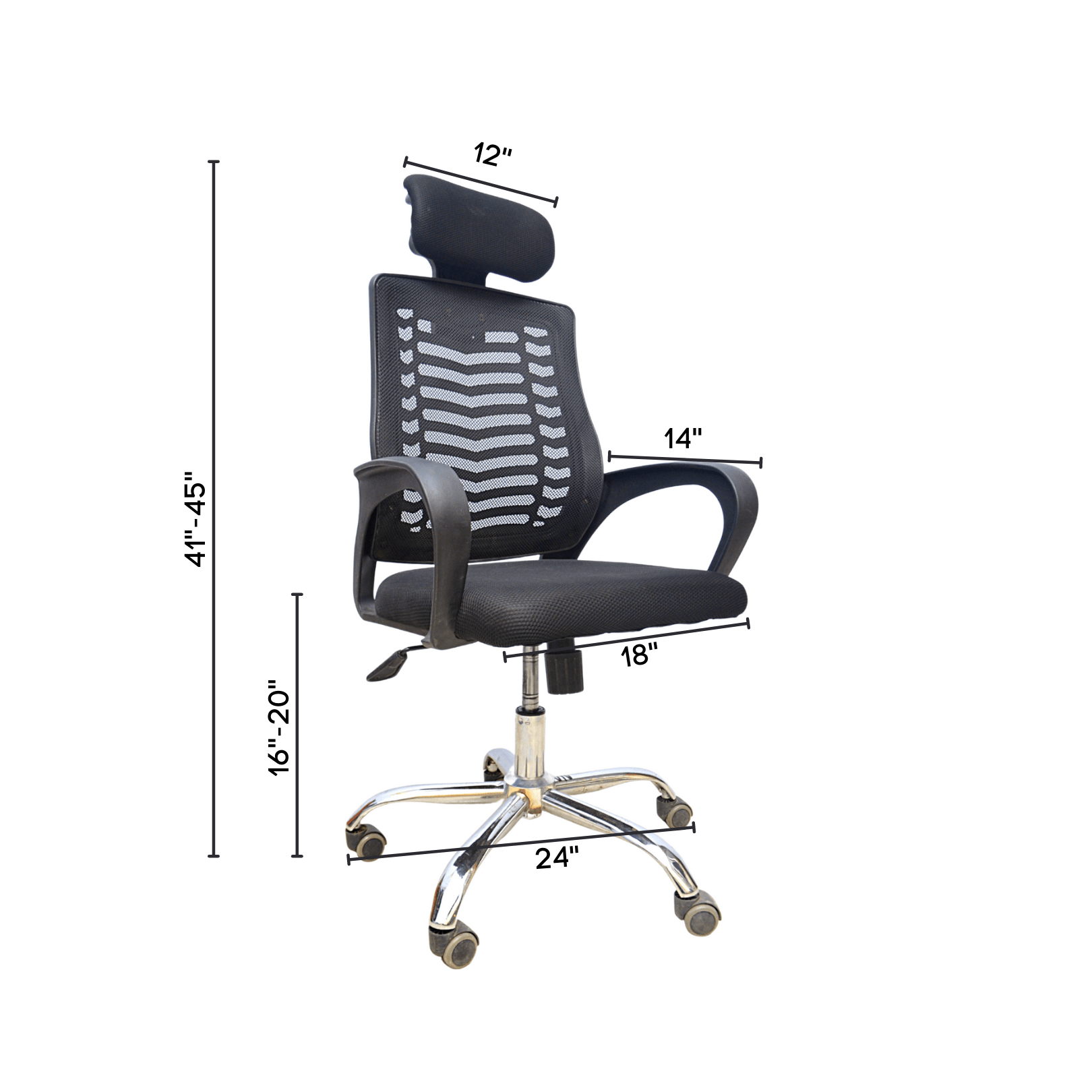 Hydraulic Chair (FT-H5003) - best office chair in bangladesh,  executive chair for office, childs table and chair set, Gaming Chair, Digital Safety Locker, Bar Stool, leather boss chair, Restaurant Chair, Large Antique Wall Mirror -Furnitex Limited