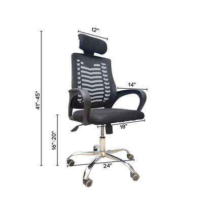 Hydraulic Chair (FT-H5003) - best office chair in bangladesh,  executive chair for office, childs table and chair set, Gaming Chair, Digital Safety Locker, Bar Stool, leather boss chair, Restaurant Chair, Large Antique Wall Mirror -Furnitex Limited