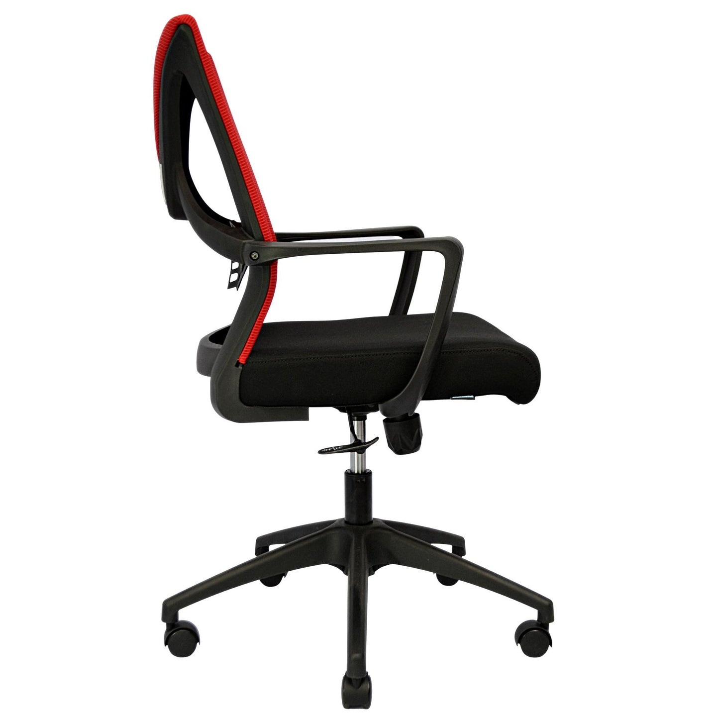 Hydraulic Chair (FT-H8047) Garnet Red Black - best office chair in bangladesh,  executive chair for office, childs table and chair set, Gaming Chair, Digital Safety Locker, Bar Stool, leather boss chair, Restaurant Chair, Large Antique Wall Mirror -Furnitex Limited