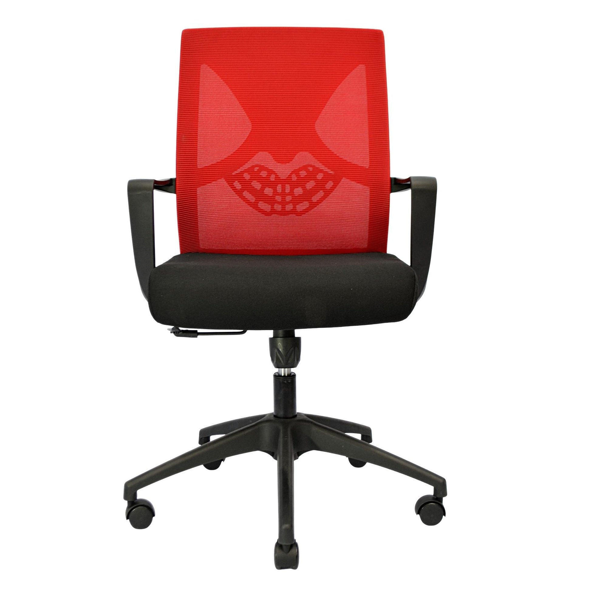 Hydraulic Chair (FT-H8047) Garnet Red Black - best office chair in bangladesh,  executive chair for office, childs table and chair set, Gaming Chair, Digital Safety Locker, Bar Stool, leather boss chair, Restaurant Chair, Large Antique Wall Mirror -Furnitex Limited