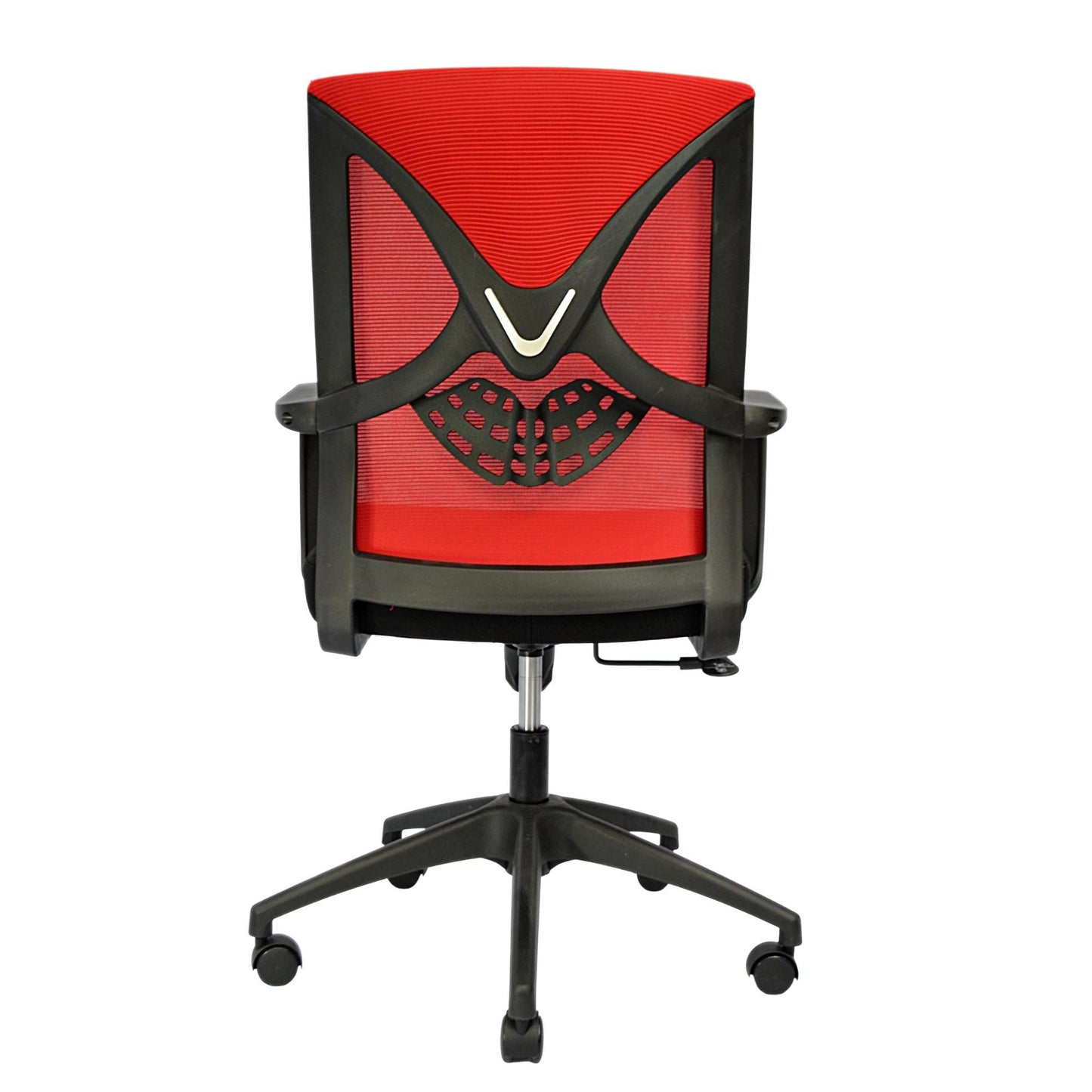 Hydraulic Chair (FT-H8047) Garnet Red Black - best office chair in bangladesh,  executive chair for office, childs table and chair set, Gaming Chair, Digital Safety Locker, Bar Stool, leather boss chair, Restaurant Chair, Large Antique Wall Mirror -Furnitex Limited