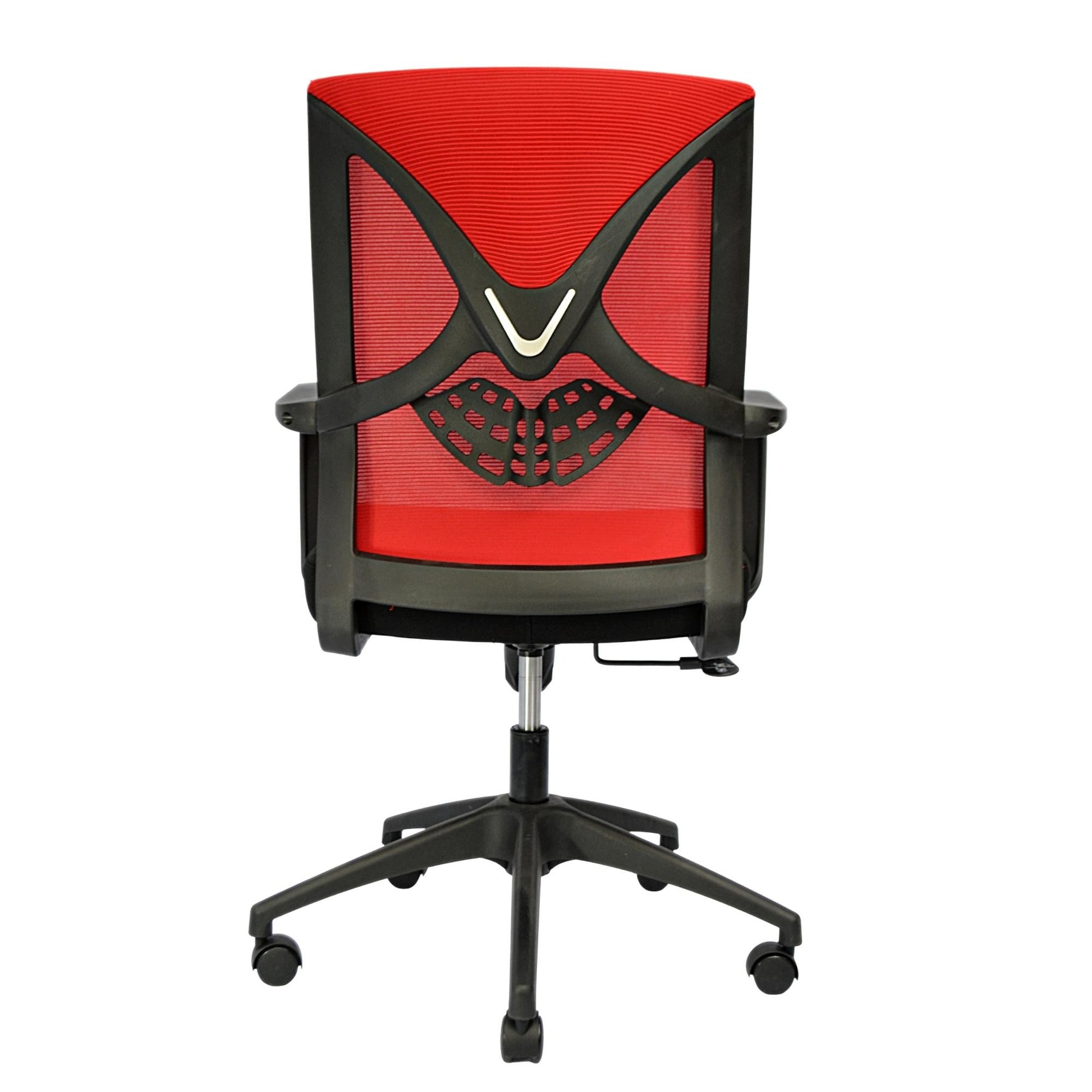 Hydraulic Chair (FT-H8047) Garnet Red Black - best office chair in bangladesh,  executive chair for office, childs table and chair set, Gaming Chair, Digital Safety Locker, Bar Stool, leather boss chair, Restaurant Chair, Large Antique Wall Mirror -Furnitex Limited