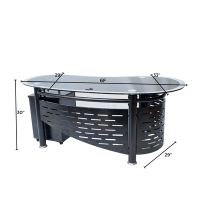 Imported Hight Quality Executive Glass Office Table - best office chair in bangladesh,  executive chair for office, childs table and chair set, Gaming Chair, Digital Safety Locker, Bar Stool, leather boss chair, Restaurant Chair, Large Antique Wall Mirror -Furnitex Limited