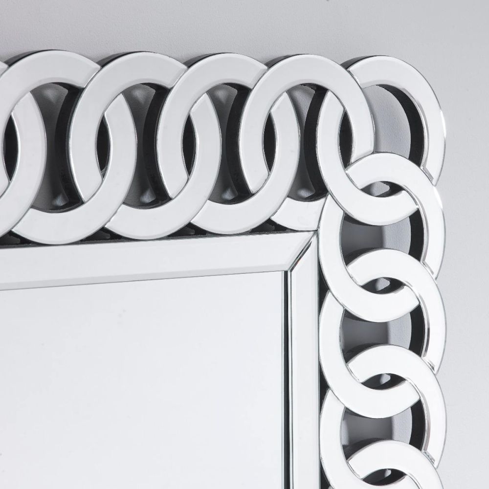 Large Golden Patterned Rectangular Diamond Cut Wall Mirror (Golden) - best office chair in bangladesh,  executive chair for office, childs table and chair set, Gaming Chair, Digital Safety Locker, Bar Stool, leather boss chair, Restaurant Chair, Large Antique Wall Mirror -Furnitex Limited