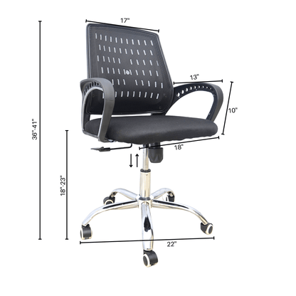 Office Chair Commercial Furniture Mesh (FT-H898) Black - best office chair in bangladesh,  executive chair for office, childs table and chair set, Gaming Chair, Digital Safety Locker, Bar Stool, leather boss chair, Restaurant Chair, Large Antique Wall Mirror -Furnitex Limited
