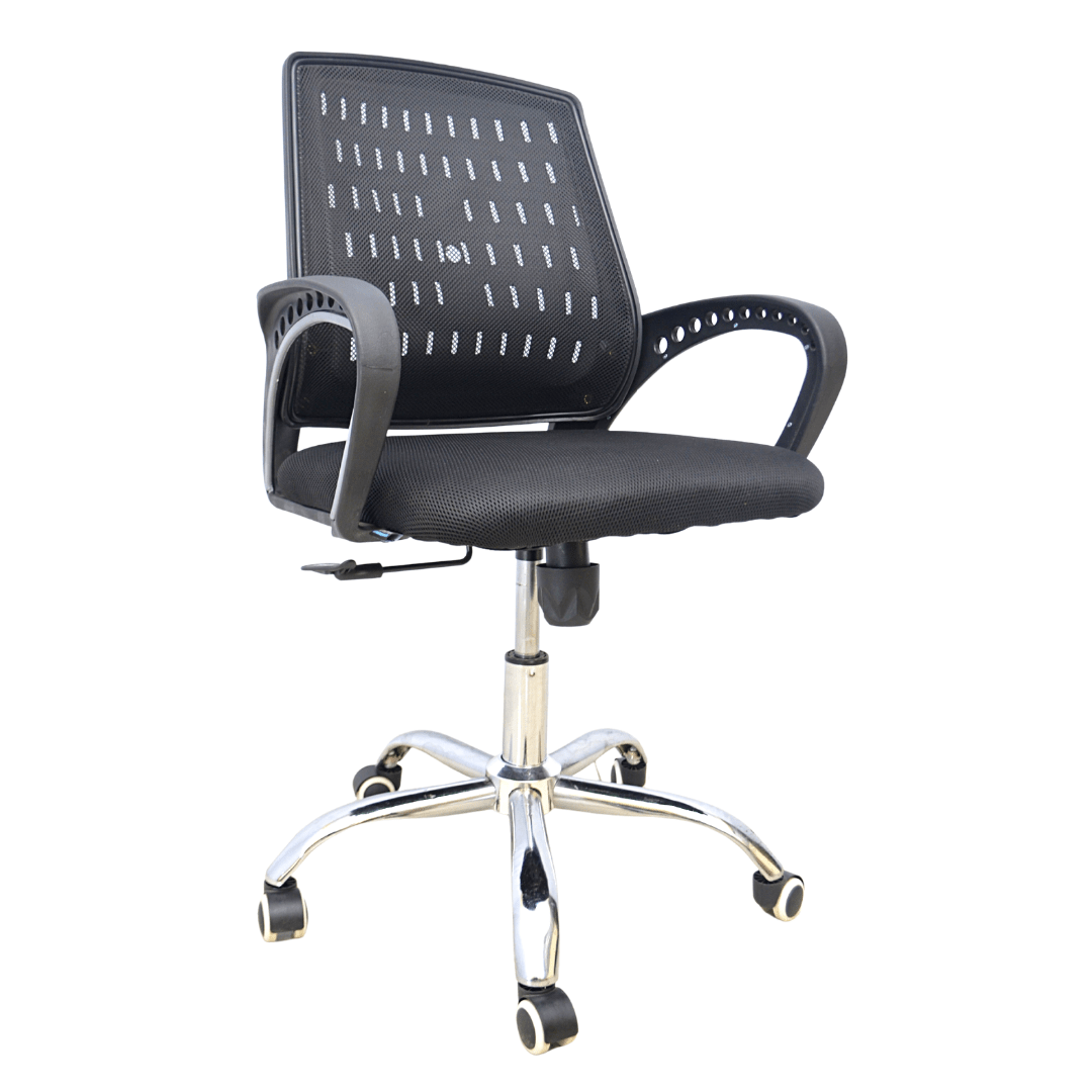 Office Chair Commercial Furniture Mesh (FT-H898) Black - best office chair in bangladesh,  executive chair for office, childs table and chair set, Gaming Chair, Digital Safety Locker, Bar Stool, leather boss chair, Restaurant Chair, Large Antique Wall Mirror -Furnitex Limited