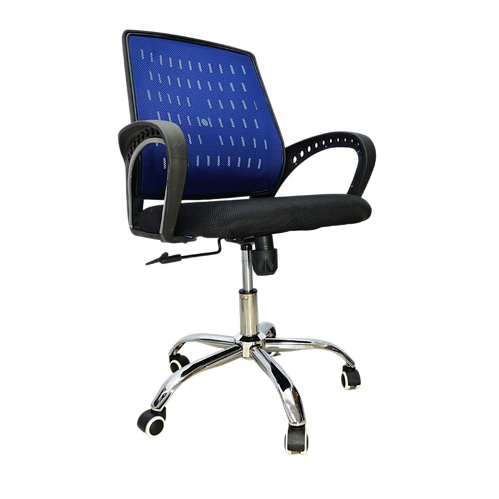 Office Chair Commercial Furniture Mesh (FT-H898) Blue - best office chair in bangladesh,  executive chair for office, childs table and chair set, Gaming Chair, Digital Safety Locker, Bar Stool, leather boss chair, Restaurant Chair, Large Antique Wall Mirror -Furnitex Limited