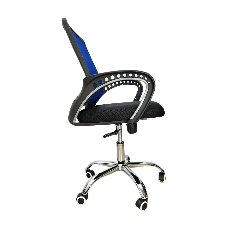 Office Chair Commercial Furniture Mesh (FT-H898) Blue - best office chair in bangladesh,  executive chair for office, childs table and chair set, Gaming Chair, Digital Safety Locker, Bar Stool, leather boss chair, Restaurant Chair, Large Antique Wall Mirror -Furnitex Limited