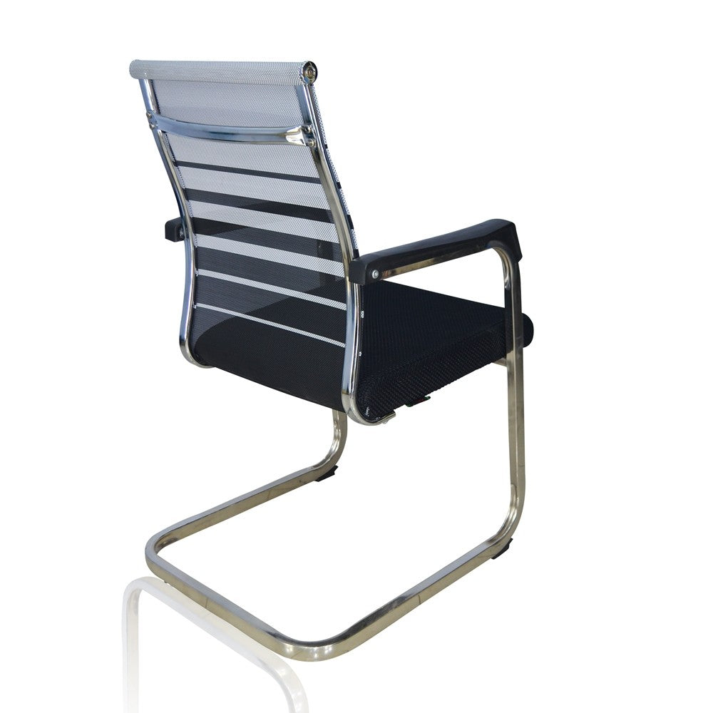 Ergonomic Office Visiting Chair FT-V1113 Black by Furnitex Bangladesh