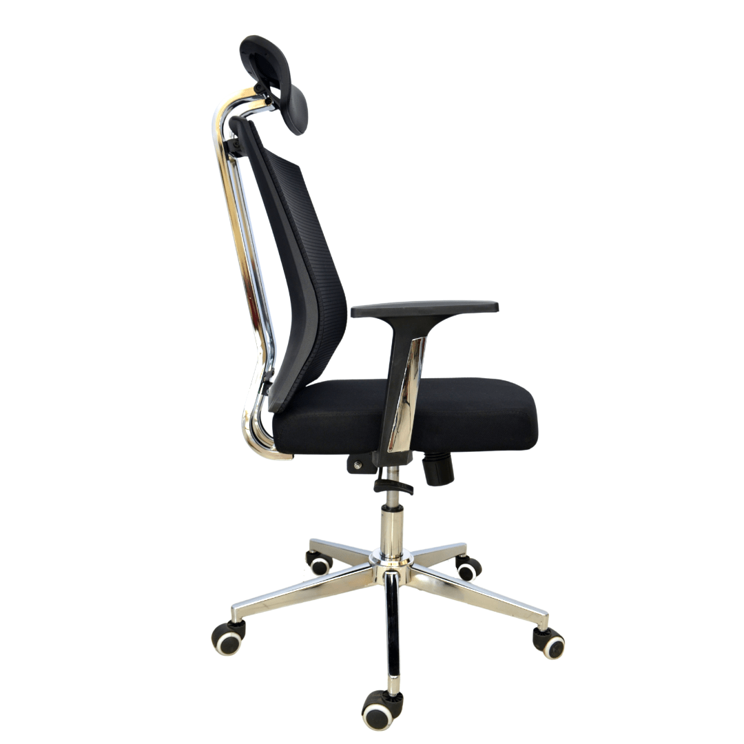 Revolving Office Chair (FT-HJ098) - best office chair in bangladesh,  executive chair for office, childs table and chair set, Gaming Chair, Digital Safety Locker, Bar Stool, leather boss chair, Restaurant Chair, Large Antique Wall Mirror -Furnitex Limited